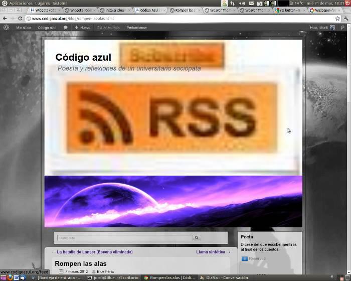"Pequeño" problema configurando la página